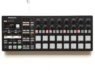 Arturia Beatstep Pro (white) with black overlay